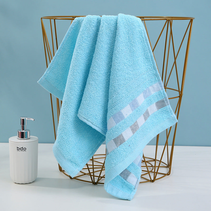 Luxury terry towel with modern check pattern Bowlift