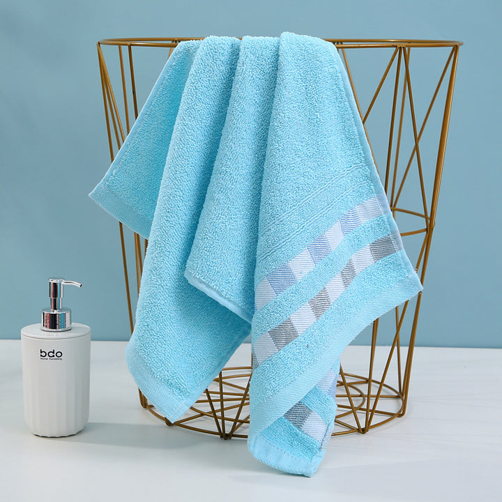 Luxury terry towel with modern check pattern Bowlift