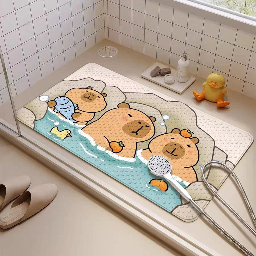 Cartoon Animal Bath Mat Bowlift