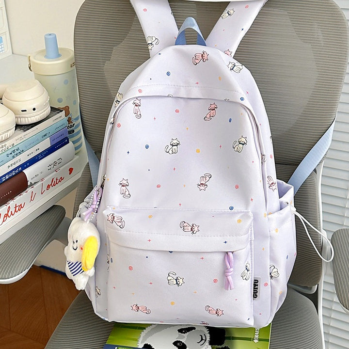 Playful Character-Themed School Backpack Bowlift