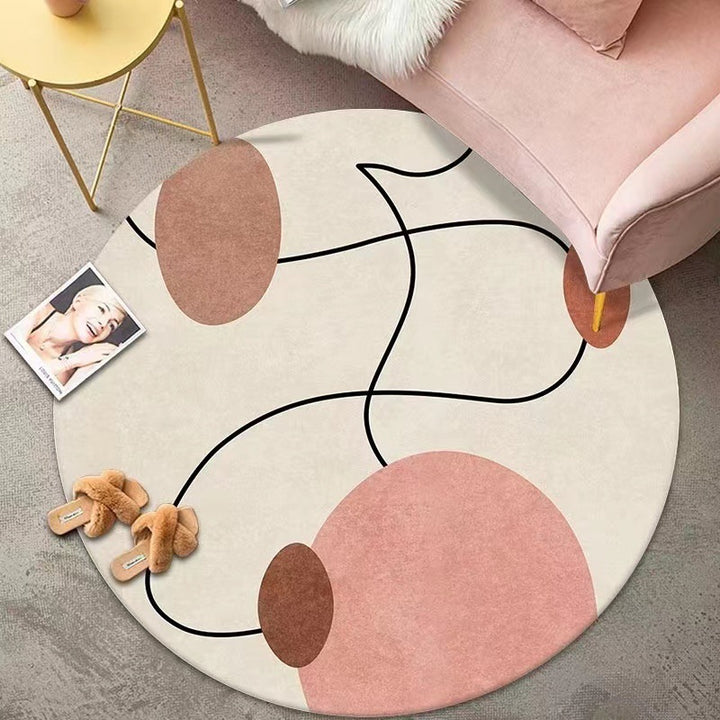 Abstract Modern Area Rug Bowlift