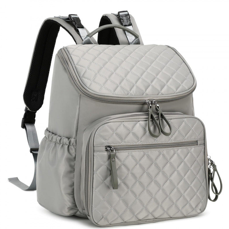 Quilted Multi-Pocket Backpack Bowlift