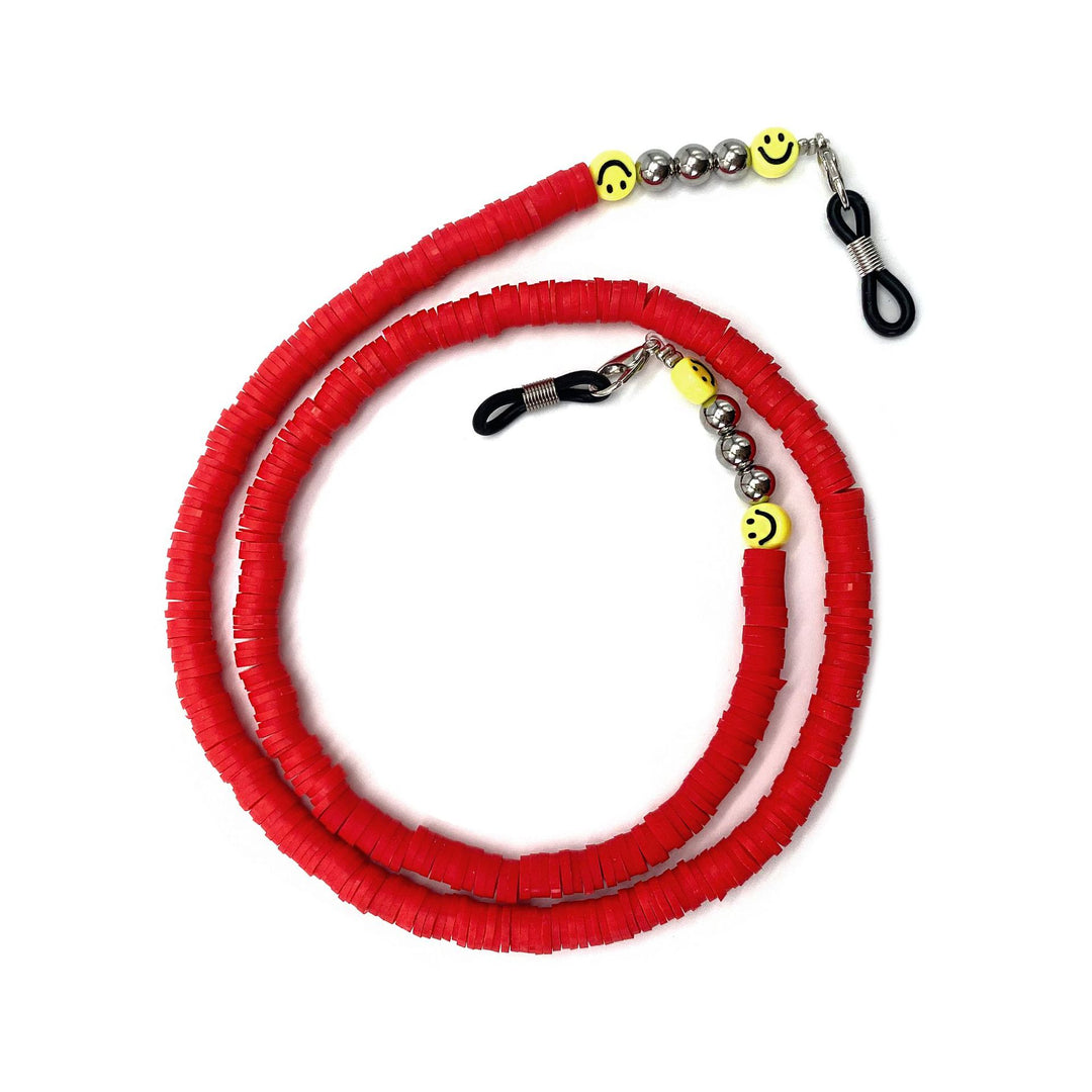 Colorful Smile Bead Eyewear Chain Bowlift