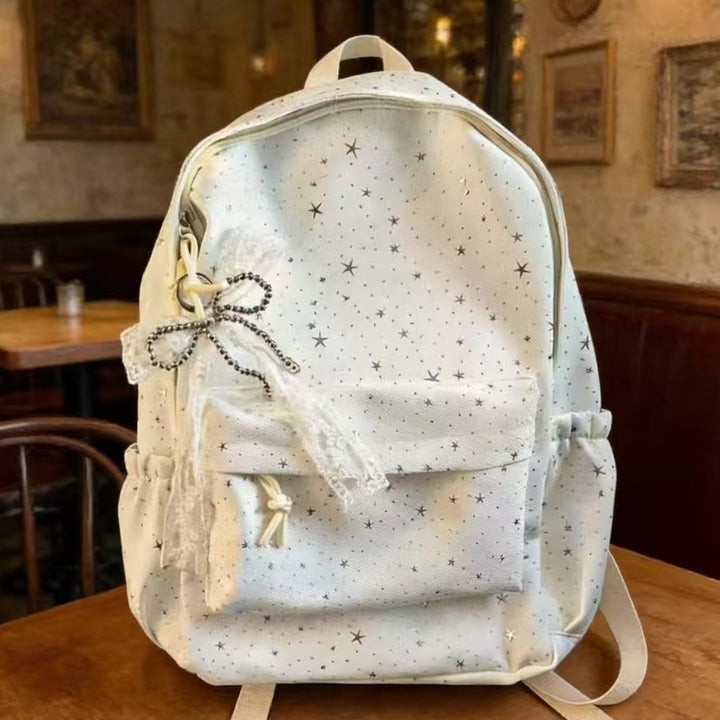 Whimsical Star-Embellished Backpack Bowlift