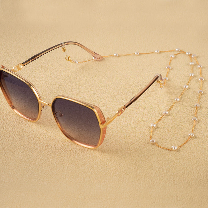 Pearl-Linked Eyewear Holder Bowlift