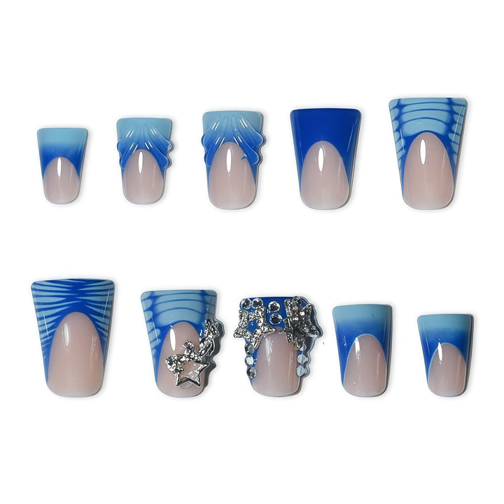Glamorous 3D Press-On Nail Set Bowlift