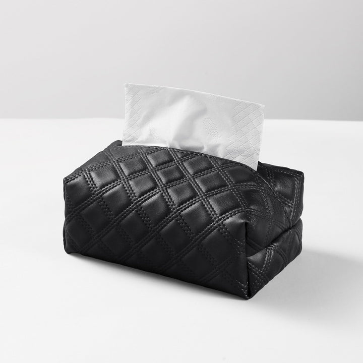 Elegant Quilted Tissue Box Cover