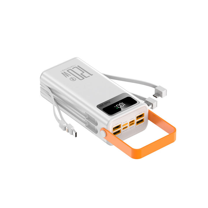 Portable power bank with multifunctional charging port and integrated fast charging technology Bowlift