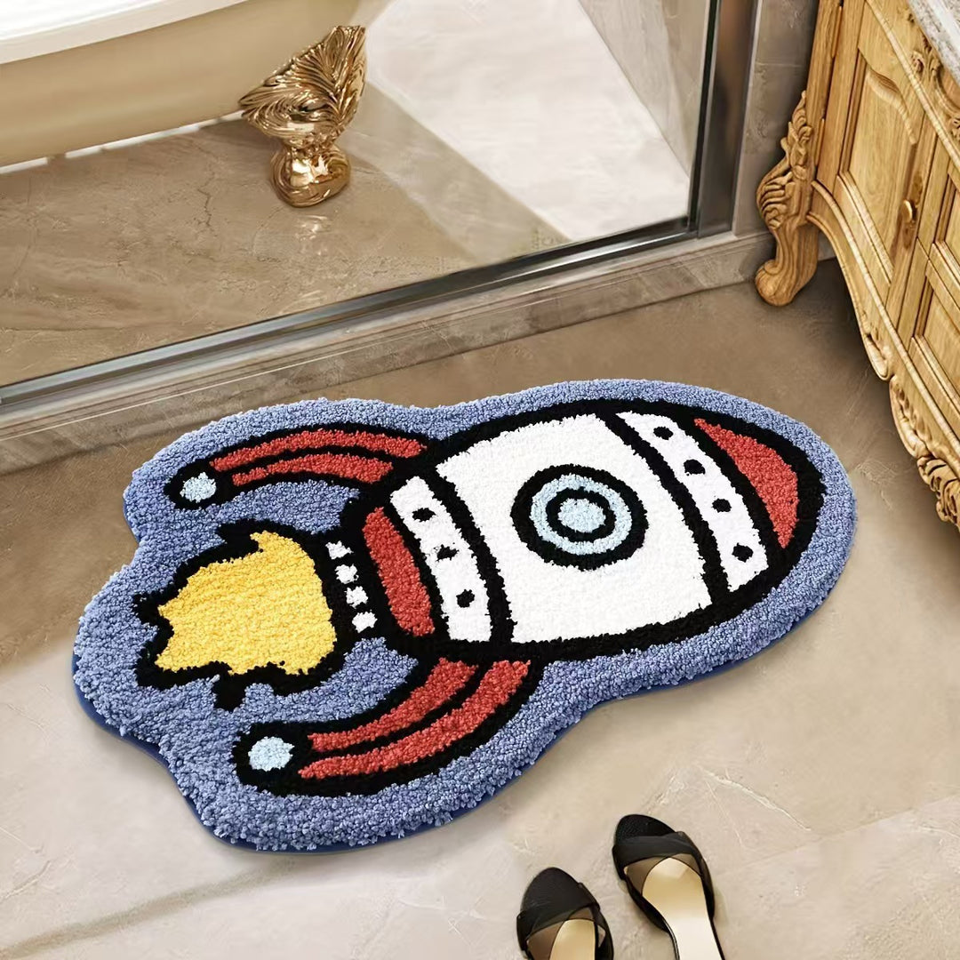 Cute Animal-Themed Bath Mat Bowlift