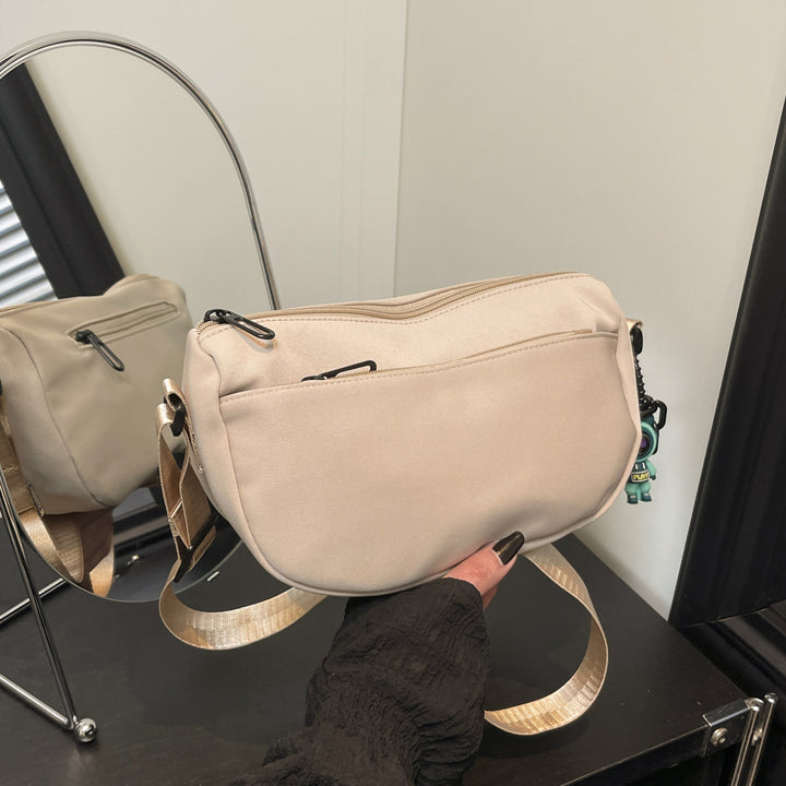 Compact Crossbody Messenger Bag Bowlift