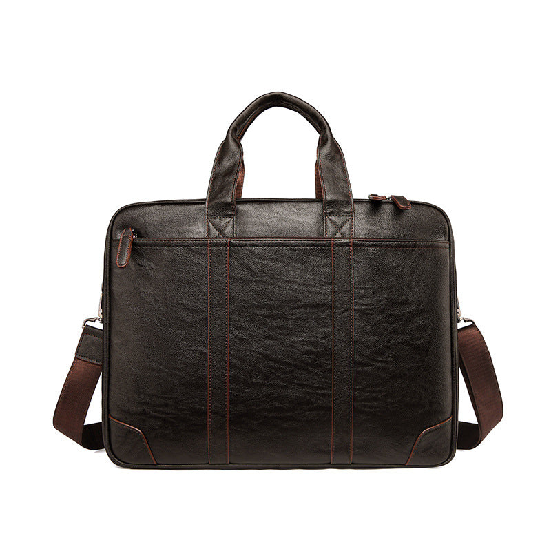 Laptop and Briefcase Made of High-Quality Leather Bowlift