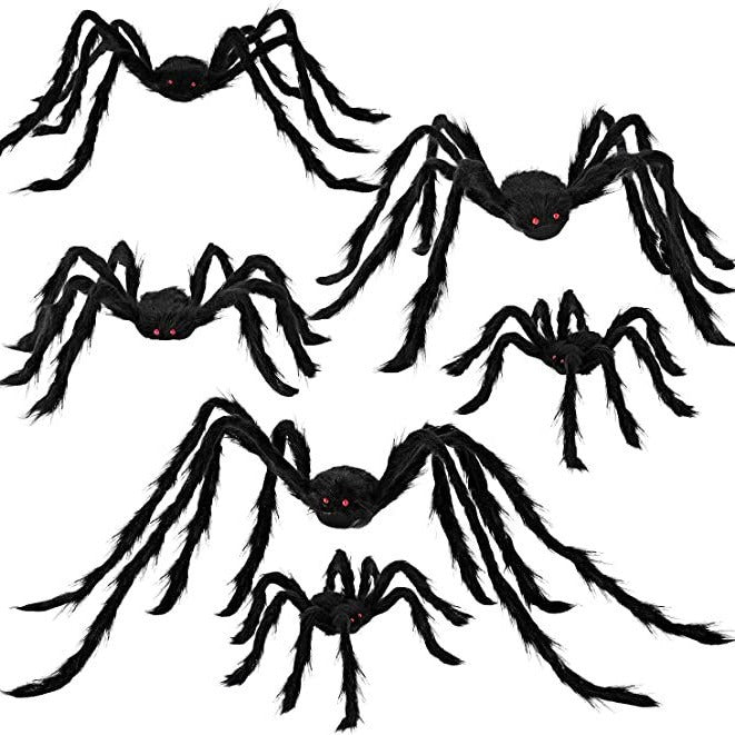 Creepy Realistic Plush Spider Decoration Bowlift