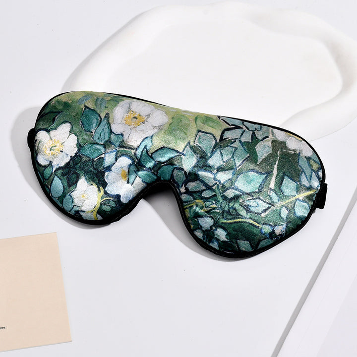 Unisex soft ergonomic sleep mask with contoured eye area and adjustable elastic band Bowlift