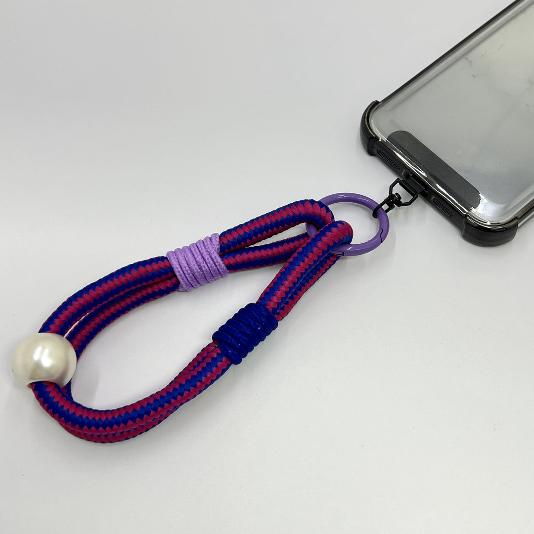 Colorful Braided Phone Lanyard Holder Bowlift