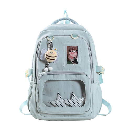 Cute Character-Themed Backpack Bowlift