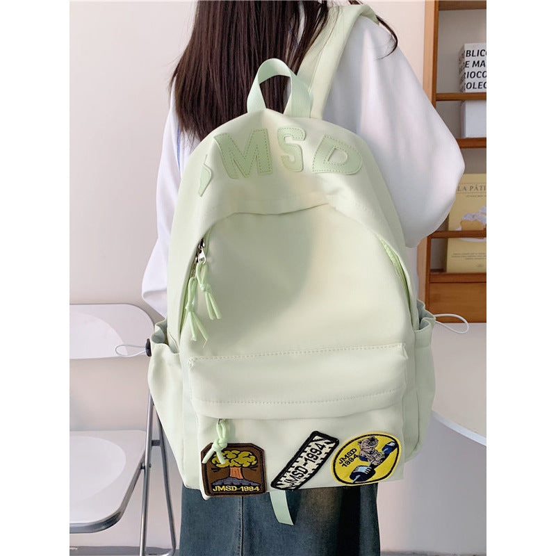 Artistic Patchwork Backpack Bowlift