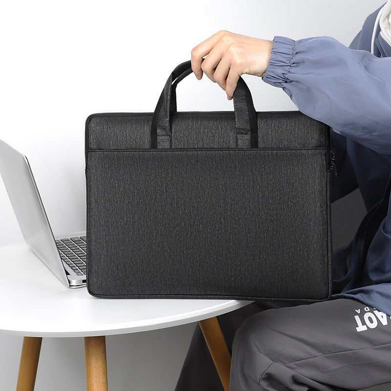 Laptop bag with reinforced protection and practical compartments Bowlift