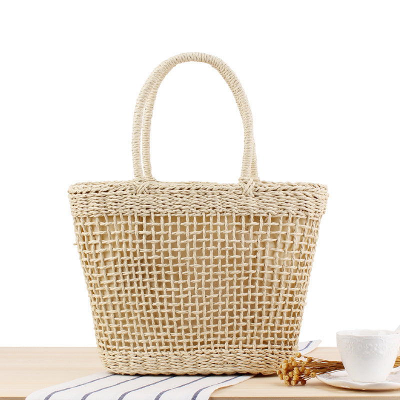 Braided Tote Bag Made of Natural Materials Bowlift