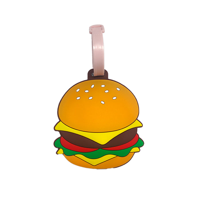 Fun Hamburger Luggage Tag Bowlift