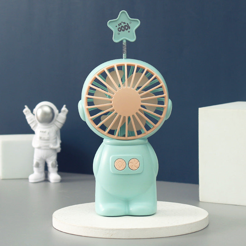 Women Portable Hand Fan in Playful Figure Design Bowlift