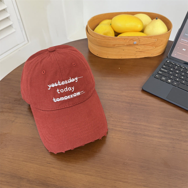 Women's Distressed Graphic Cap Bowlift