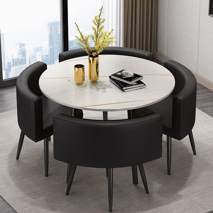 Modern Dining Table Set Bowlift
