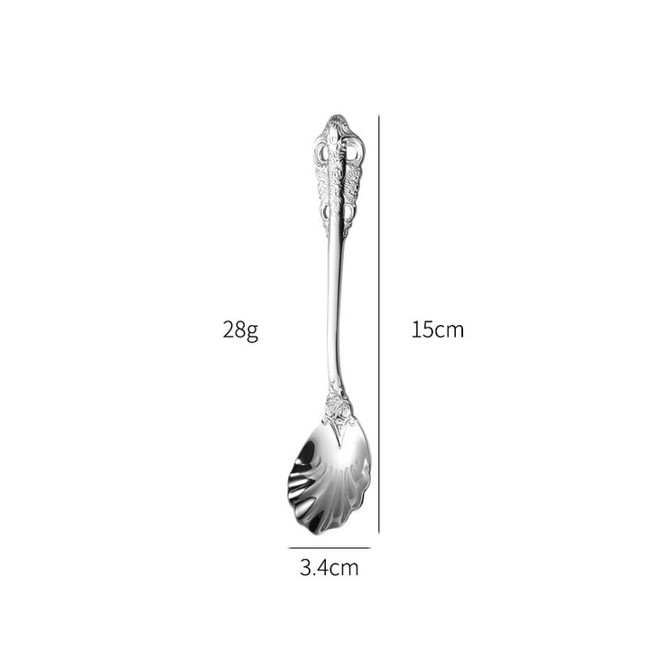 Elegant fish fork with artistic handle design Bowlift