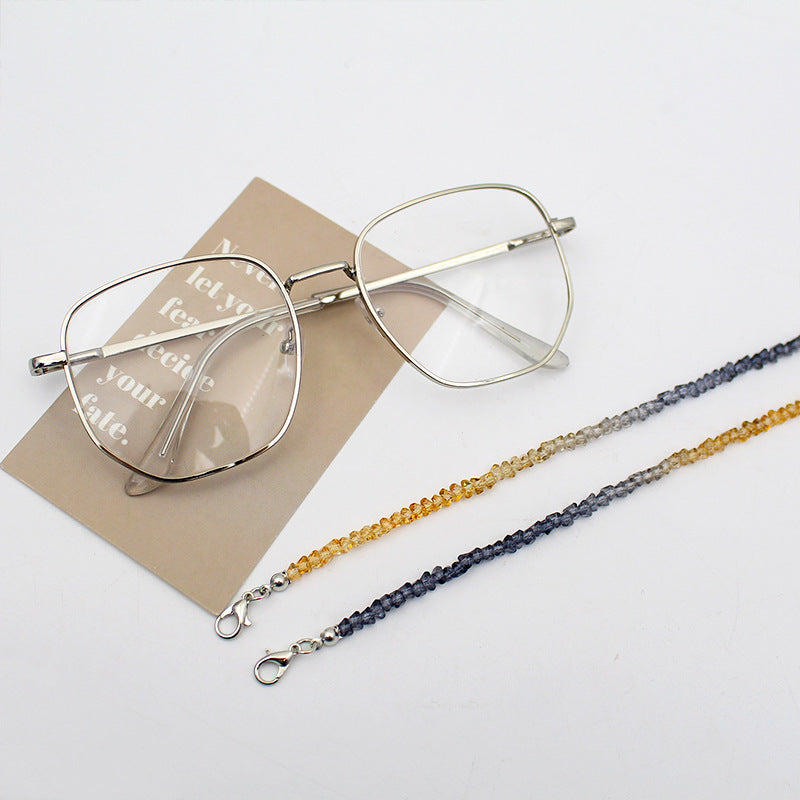 Elegant Crystal Beaded Eyewear Chain Bowlift