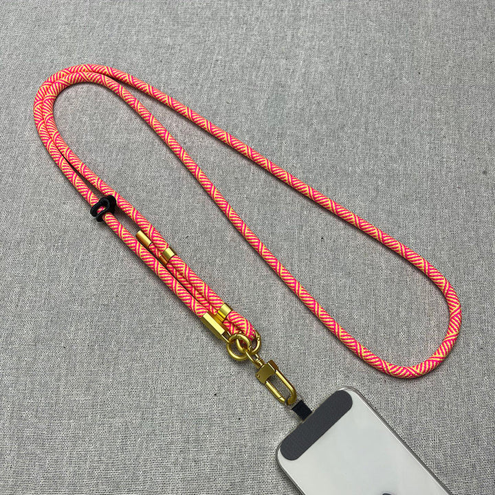Elegant Braided Phone Lanyard Bowlift