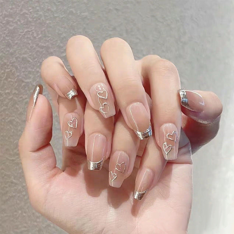 Natural Almond-Shaped Press-On Nails Bowlift