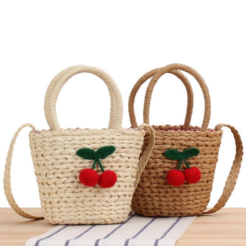 Handbag with Fruity Crochet Motif Bowlift