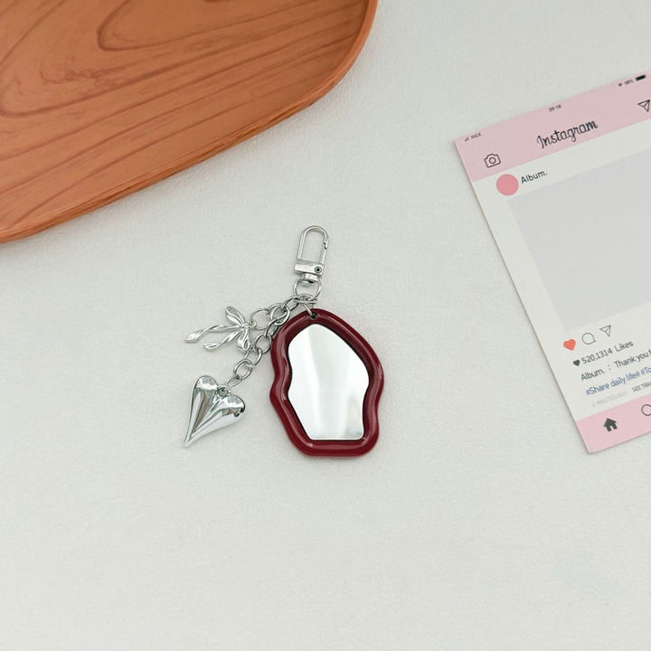 Creative Mirror Keychain Bowlift