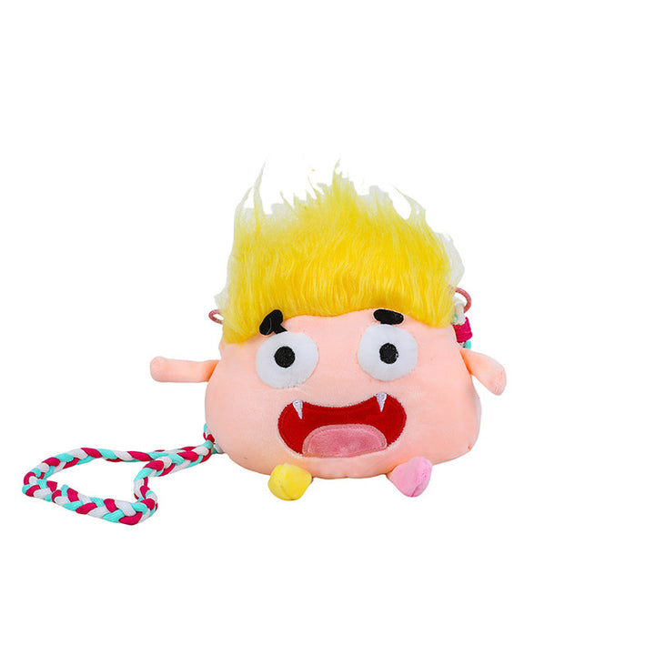Plush Cartoon Monster Mini Backpack