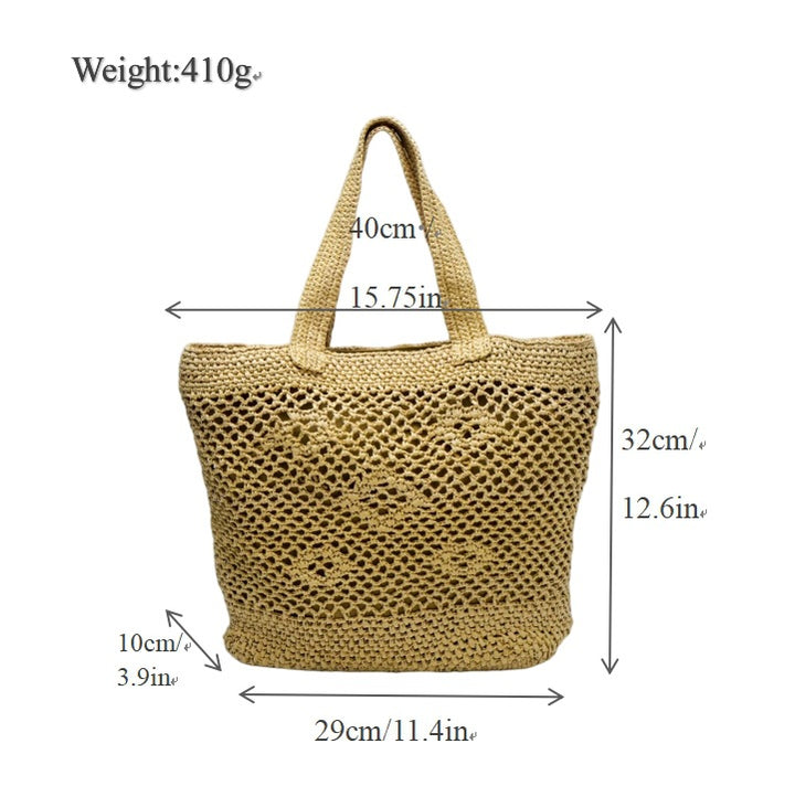 Elegant Macramé Shopper Bowlift