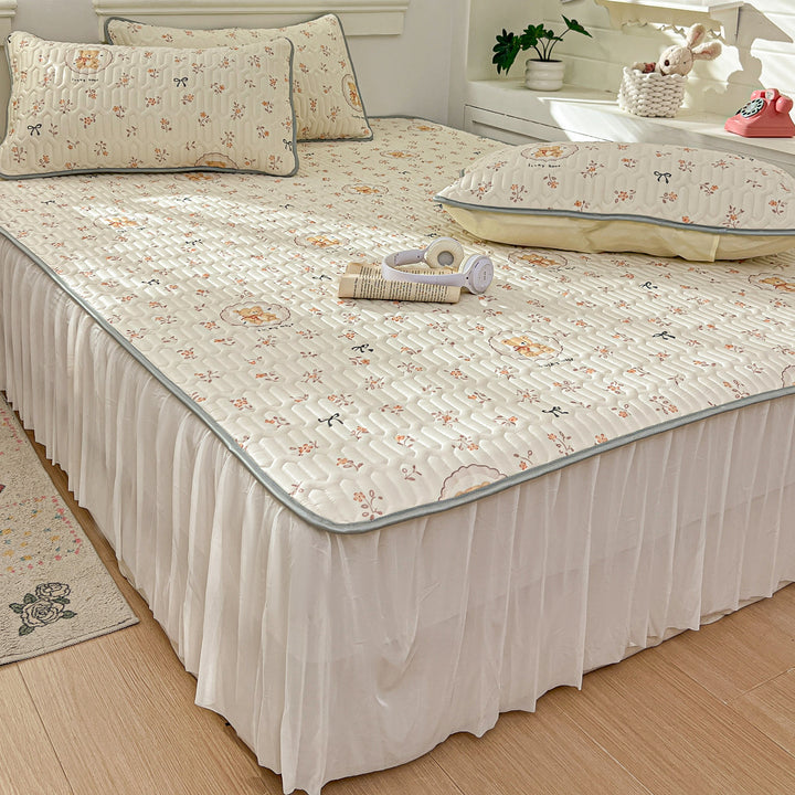 Premium Quilted Mattress Cover Set