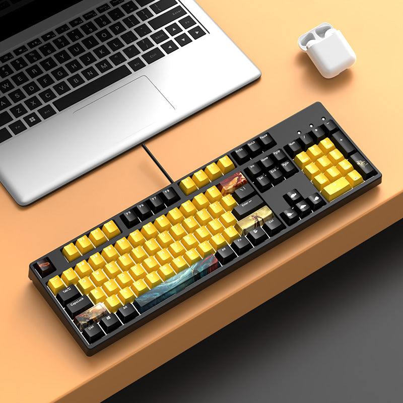 Wired Ergonomic Mechanical Keyboard Bowlift