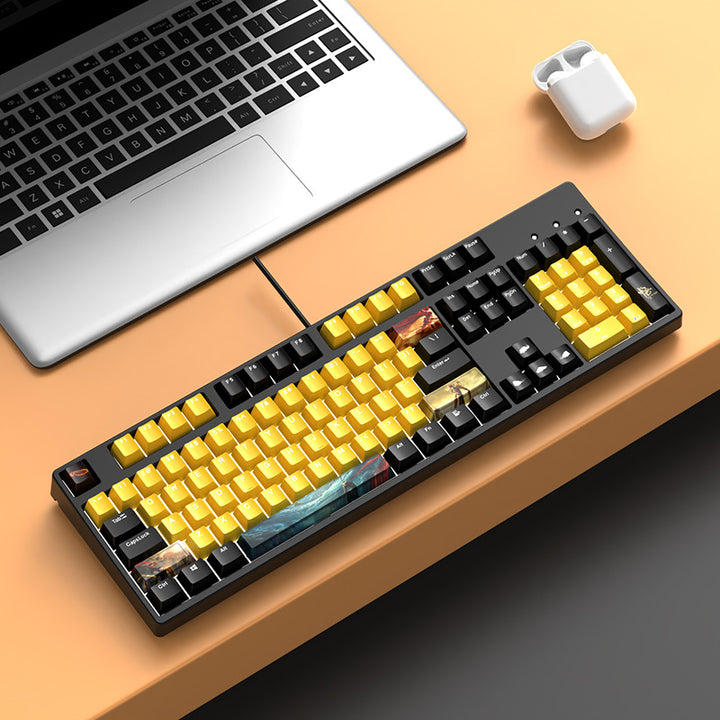 Wired Ergonomic Mechanical Keyboard Bowlift