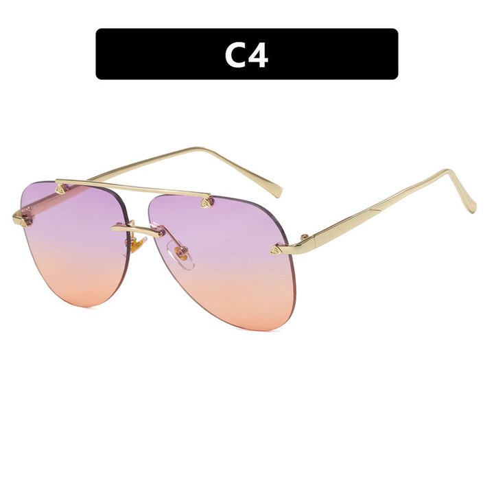 Women's elegant pilot sunglasses with UV protection and reflective lenses Bowlift