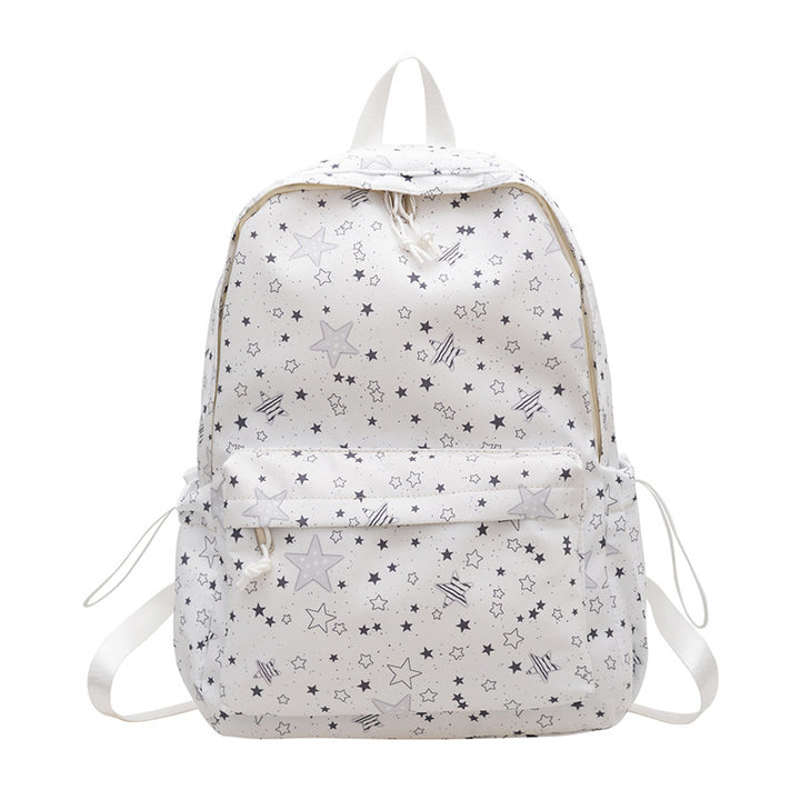 Stylish Star Print Backpack Bowlift