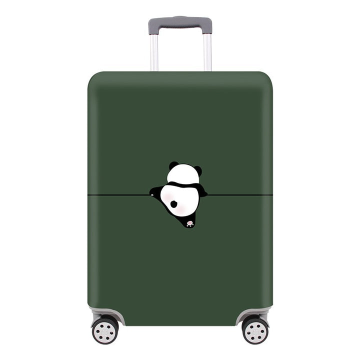 Unisex Hard-shell Travel Suitcase with Funny Panda Design Bowlift