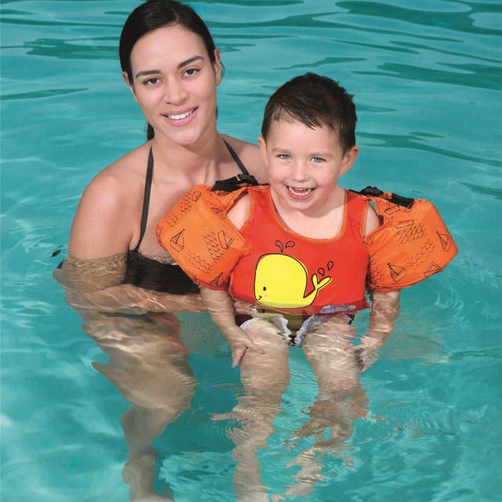 Ladies swimming aid with colorful buoyancy bodies Bowlift