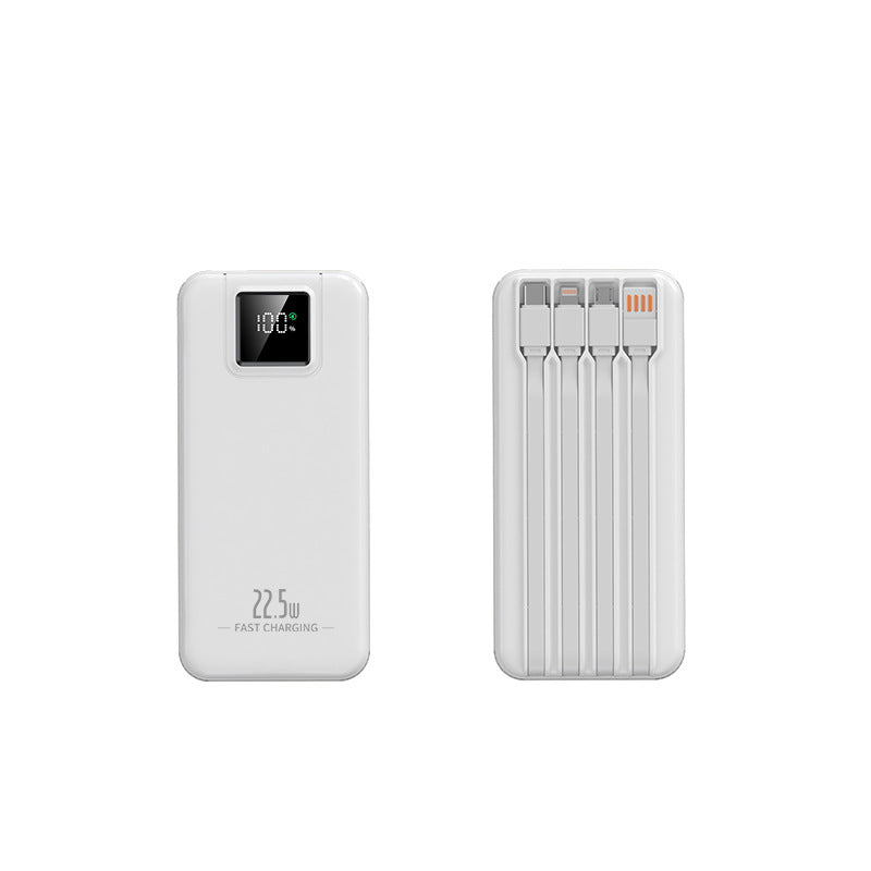 Portable power bank with advanced fast charging technology and smart LCD display Bowlift