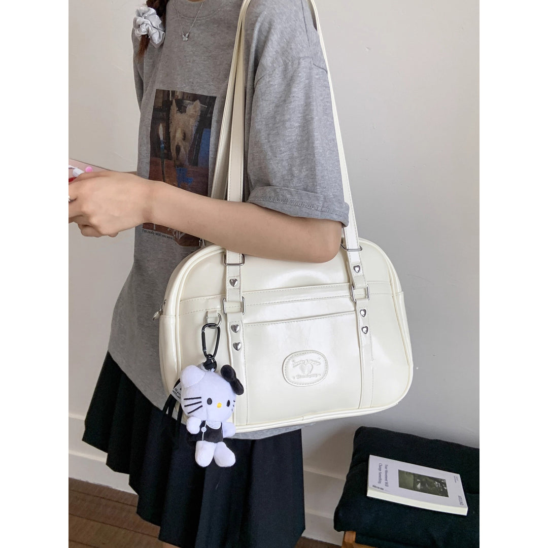Premium Leather Handheld Satchel Bowlift