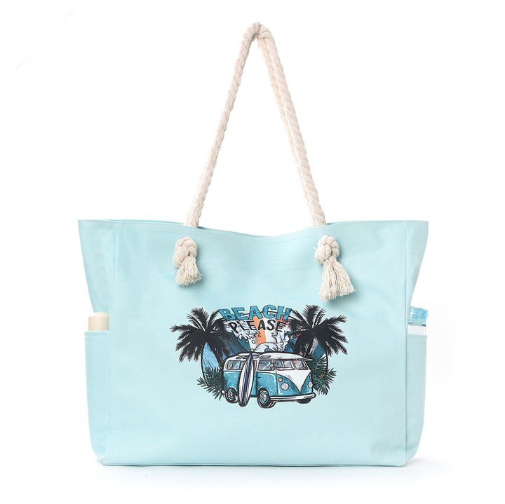 Beach bag with practical side pockets and robust design Bowlift