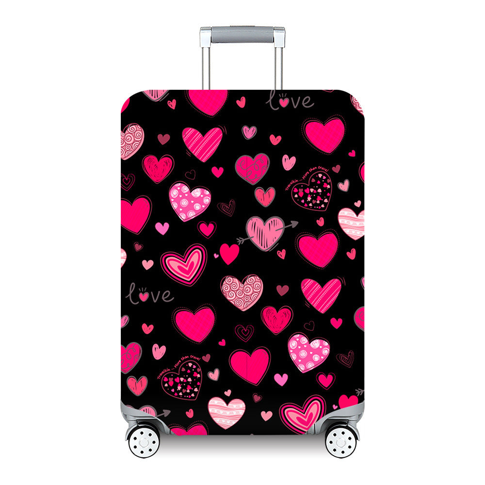Women's Hard Shell Travel Suitcase with Custom Statement Design Bowlift