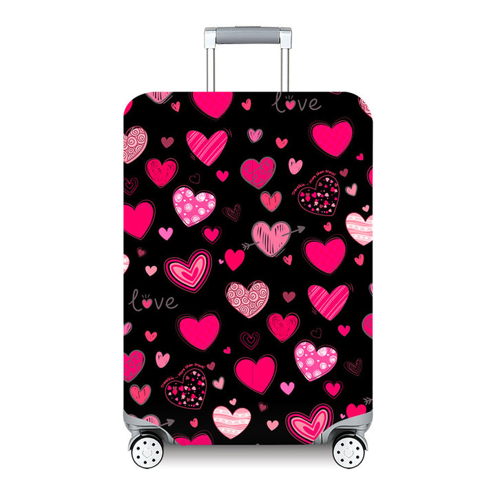 Women's Hard Shell Travel Suitcase with Custom Statement Design Bowlift
