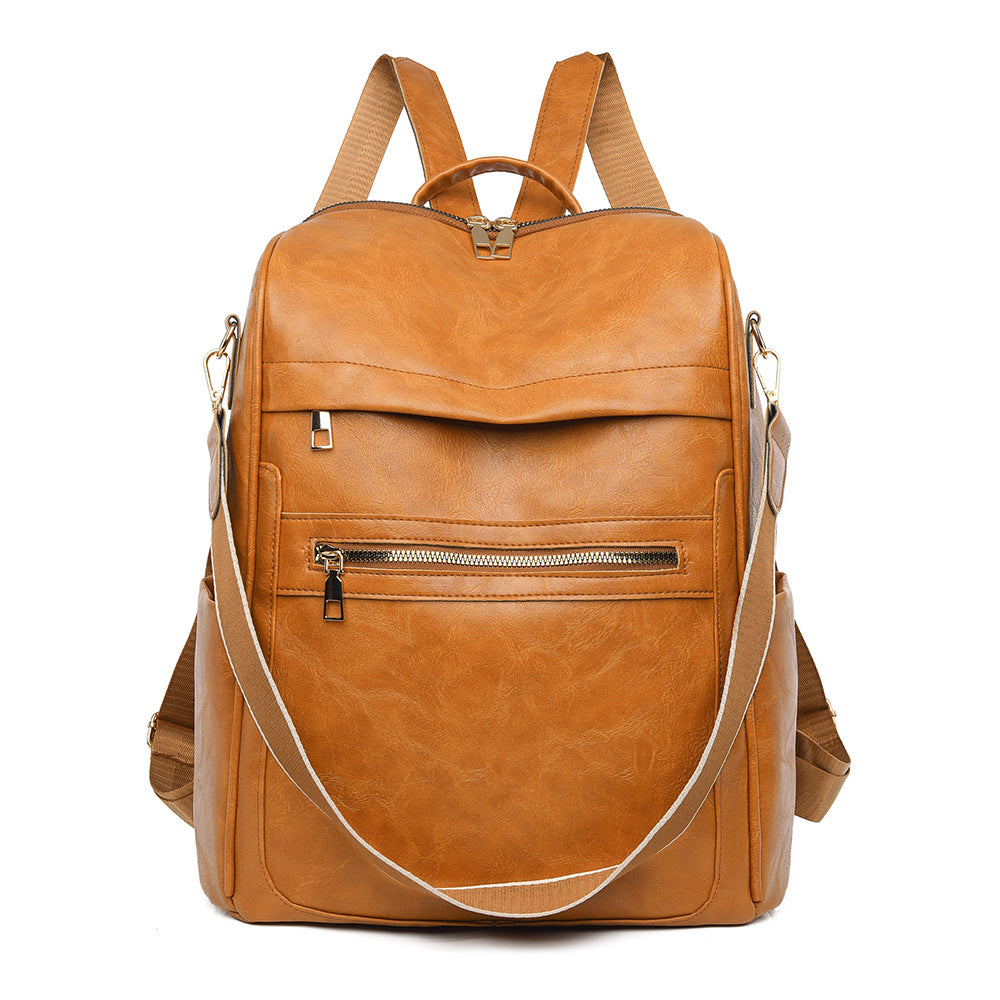 Premium Leather Backpack Bowlift