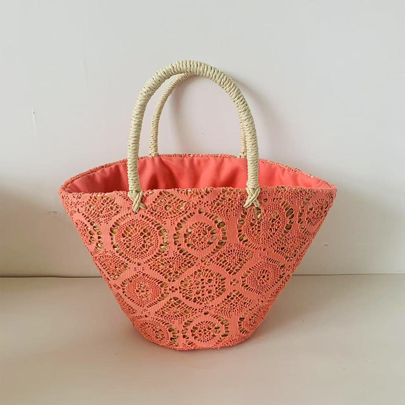Basket bag with elegant, woven design Bowlift
