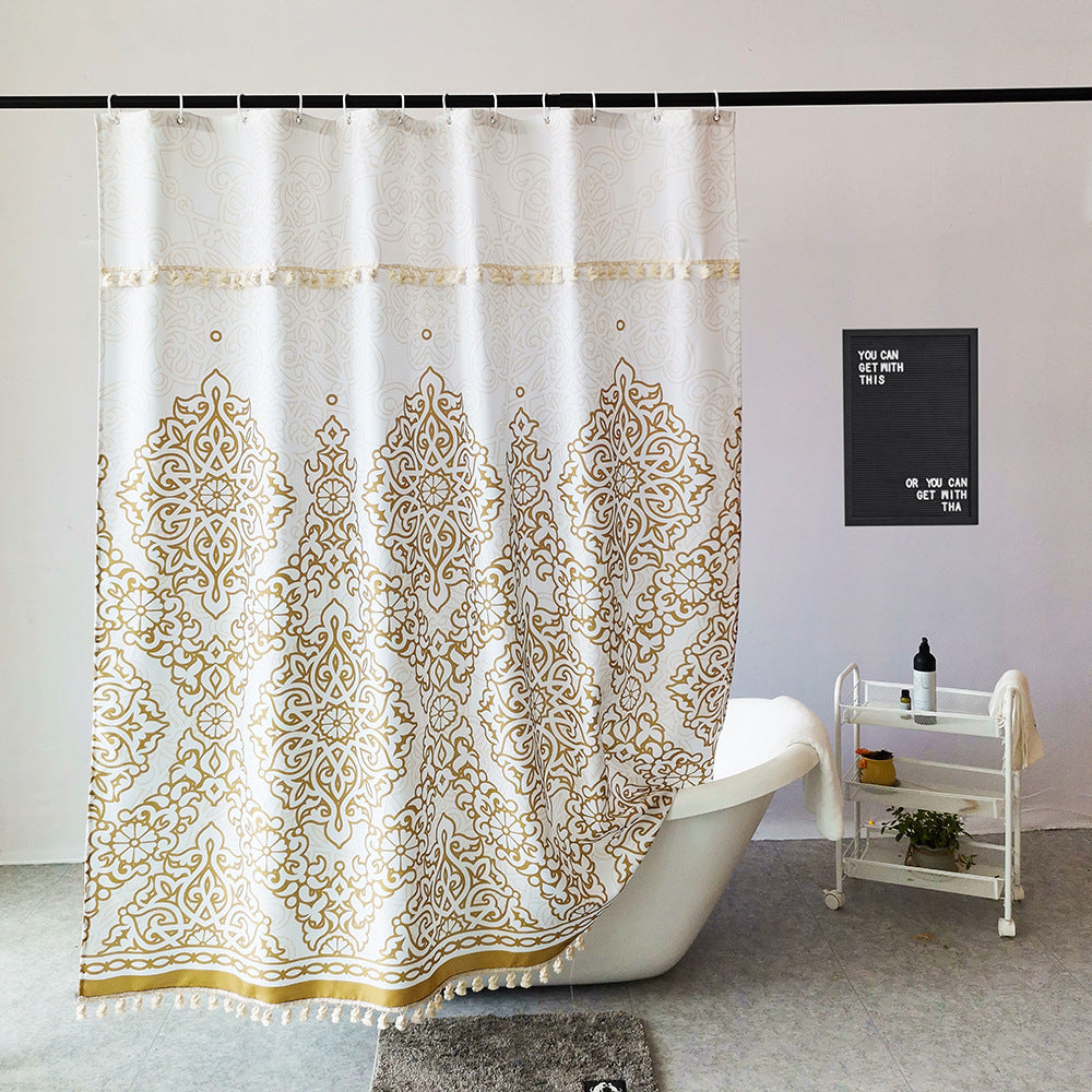 Designer Shower Curtain Bowlift