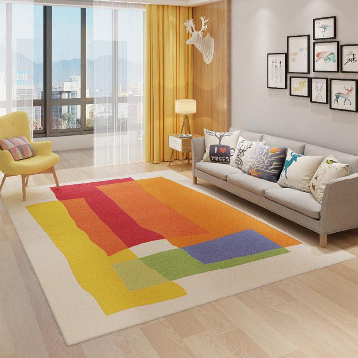 Geometric Pattern Area Rug Bowlift